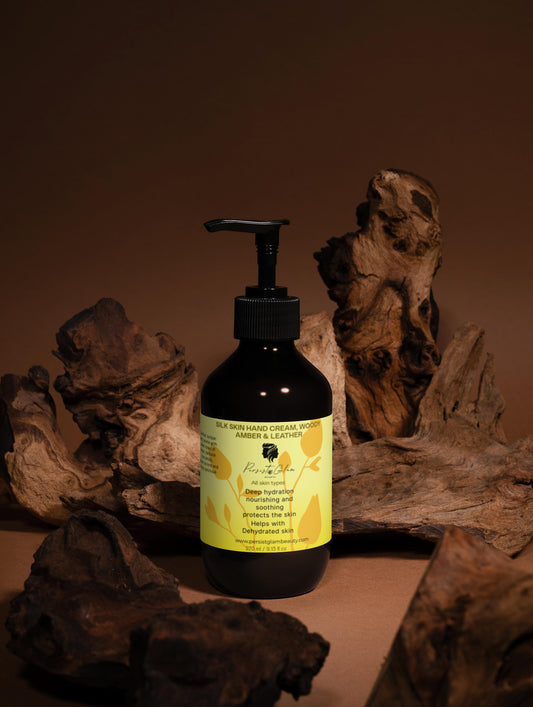 Silk Skin Hand Cream, Woody Amber & Leather
