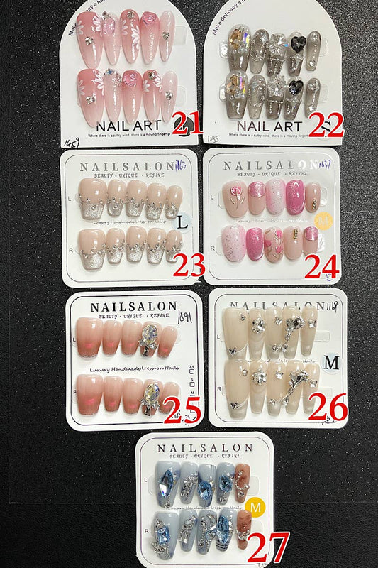 Persist Glam Beauty Salon Press-On Acrylic Nails Designs