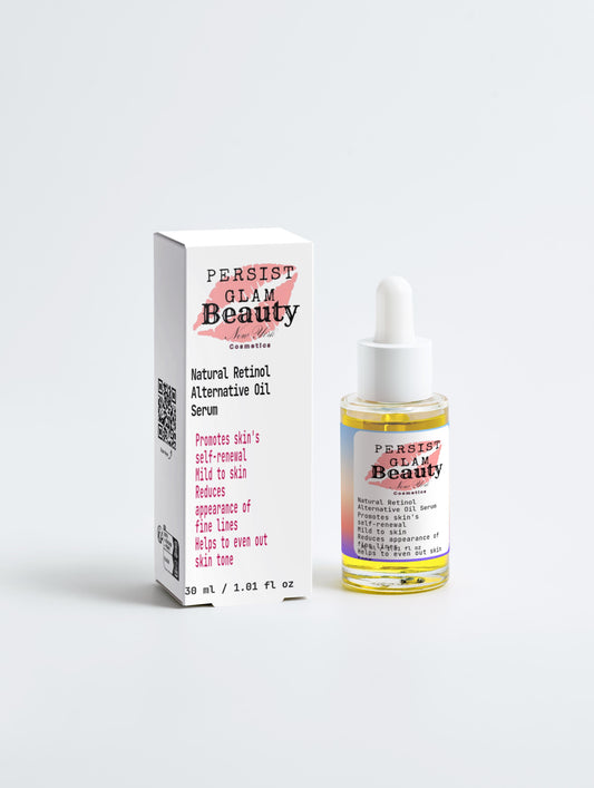Persist Glam Beauty Natural Retinol Alternative Facial Oil Serum