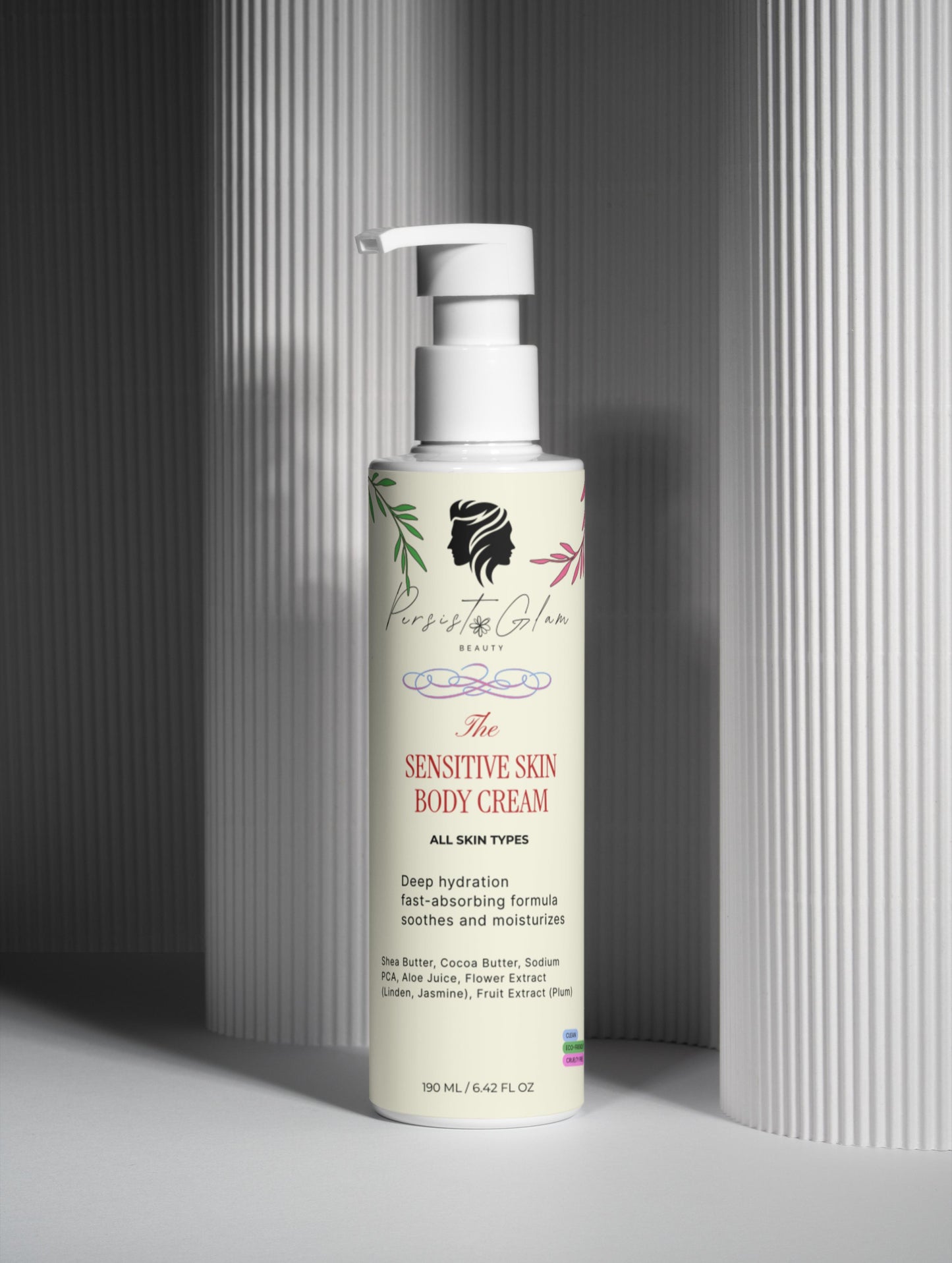 The Sensitive Skin Body Cream/ Persist Glam Beauty