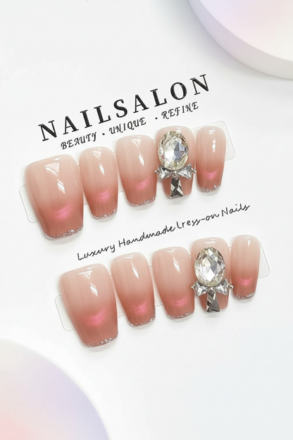 PGB Salon Press-On Acrylic Nails Designs ( Handmade)