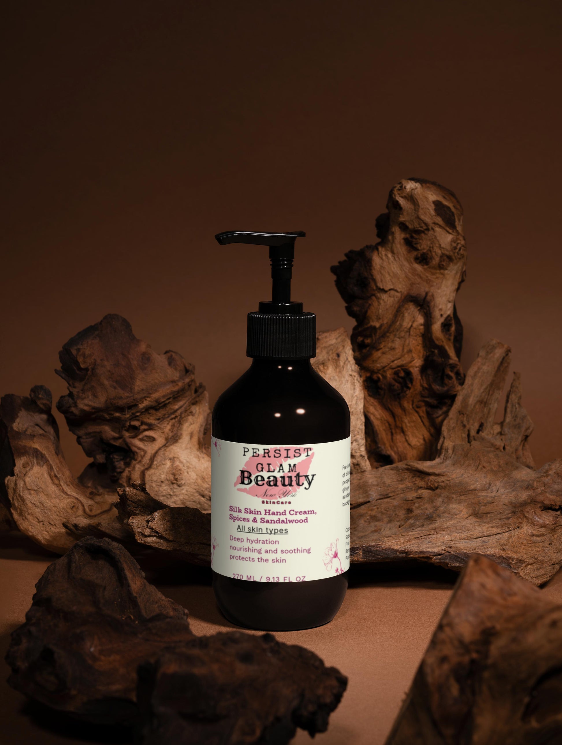 Silk Skin Hand Cream, Spices & Sandalwood - Persist Glam Beauty