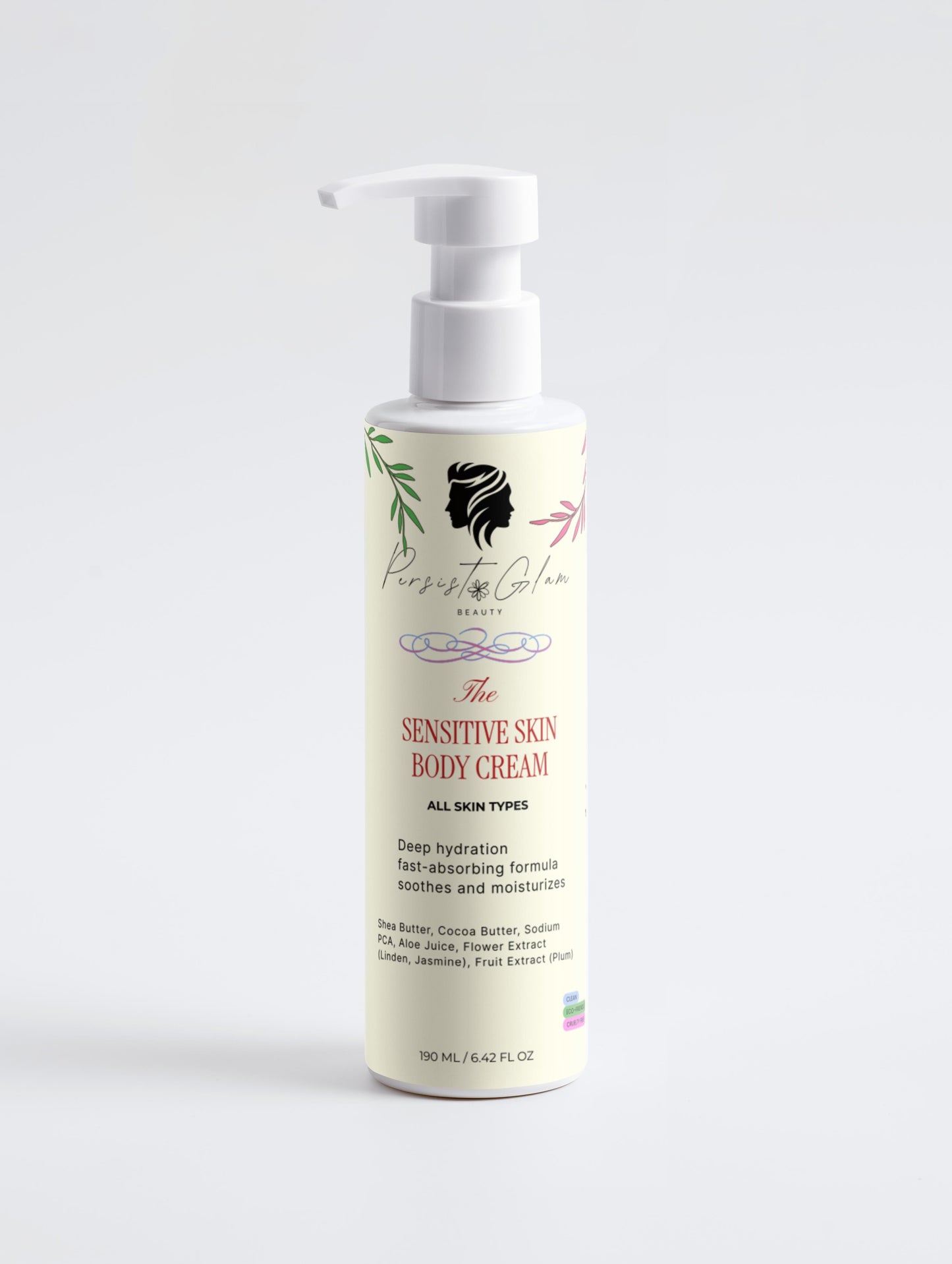 The Sensitive Skin Body Cream/ Persist Glam Beauty