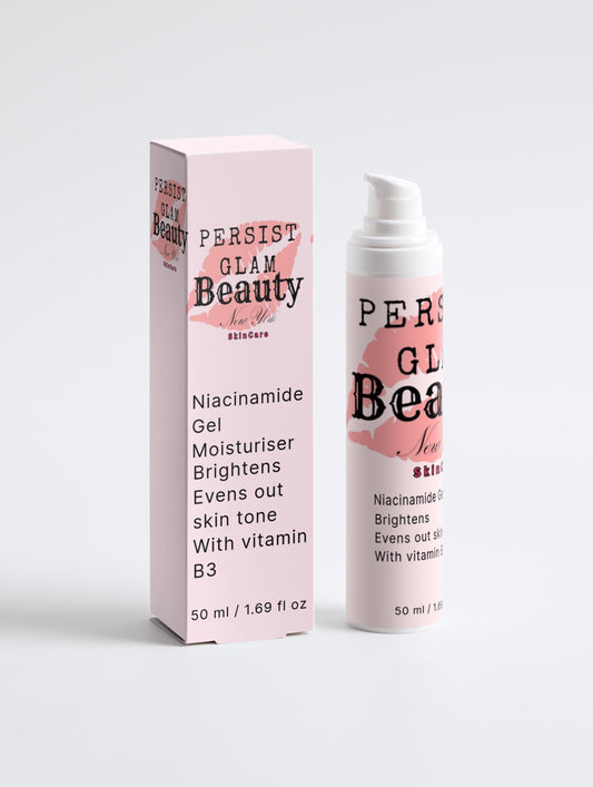 Persist Glam Beauty Niacinamide Face Gel Moisturizer – Brightening & Hydrating Daily Care