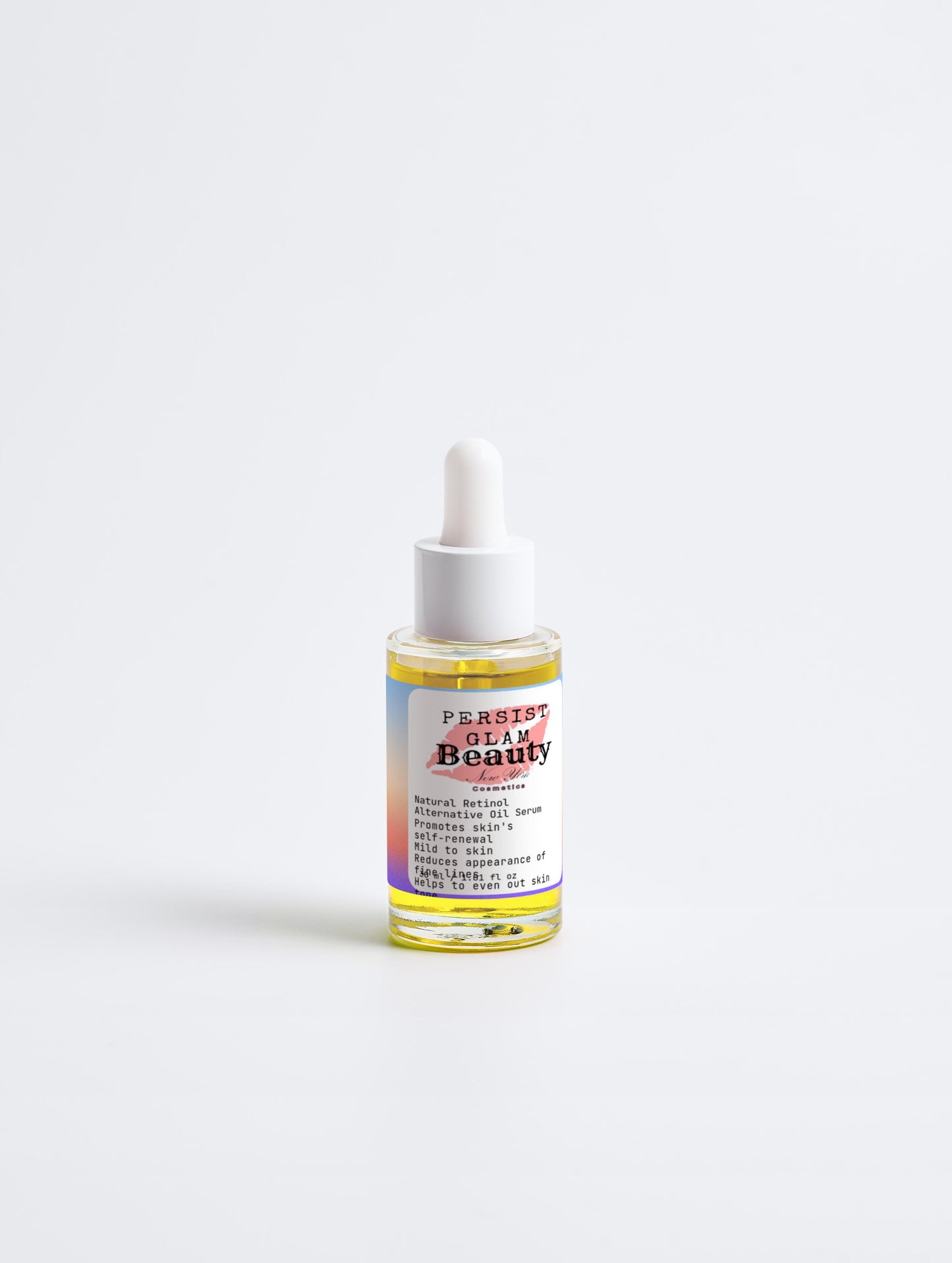 Persist Glam Beauty Natural Retinol Alternative Facial Oil Serum