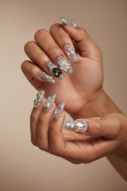 PGB Salon Press-On Acrylic Nails Designs ( Handmade)
