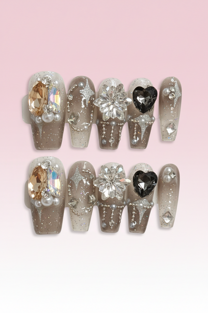 PGB Salon Press-On Acrylic Nails Designs ( Handmade)