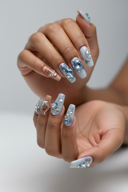 PGB Salon Press-On Acrylic Nails Designs ( Handmade)