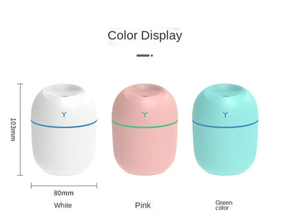 Persist Glam Beauty -Portable Ultrasonic Humidifier USB Aroma Essential Oil Diffuser LED