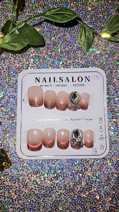 PGB Salon Press-On Acrylic Nails Designs ( Handmade)
