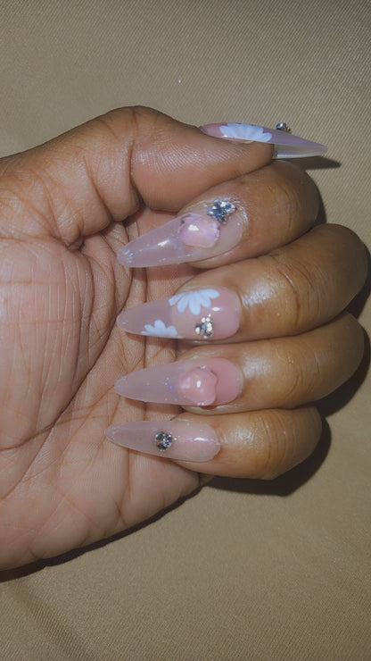 PGB Salon Press-On Acrylic Nails Designs ( Handmade)