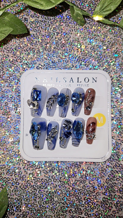 PGB Salon Press-On Acrylic Nails Designs ( Handmade)