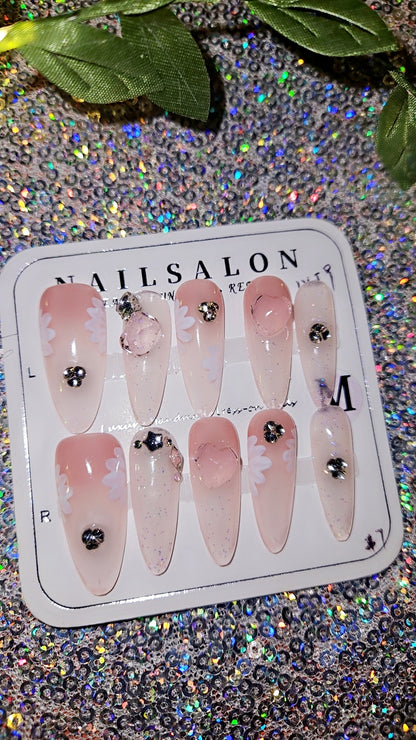 PGB Salon Press-On Acrylic Nails Designs ( Handmade)